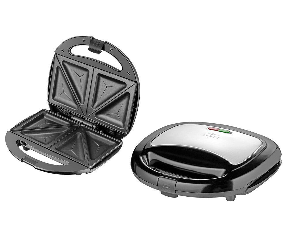 Lentz 2-in-1-Sandwichmaker Sandwich-Toaster Sandwichmaker Sandwichtoaster Barbecue-Grill 750W 2-S