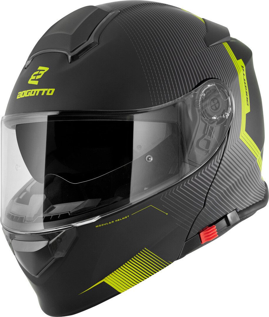 Bogotto Motorradhelm H271 Wayke Klapphelm, Vorbereitet Für Kommunikationssystem,geeignet Brillenträger,vorbe
