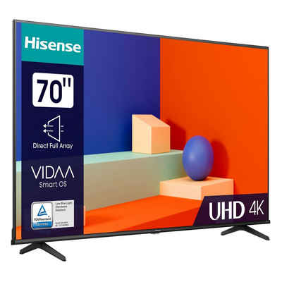 Hisense 70A6K LED-Fernseher (177,80 cm/70 Zoll, 4K Ultra HD, Smart-TV, HDR)