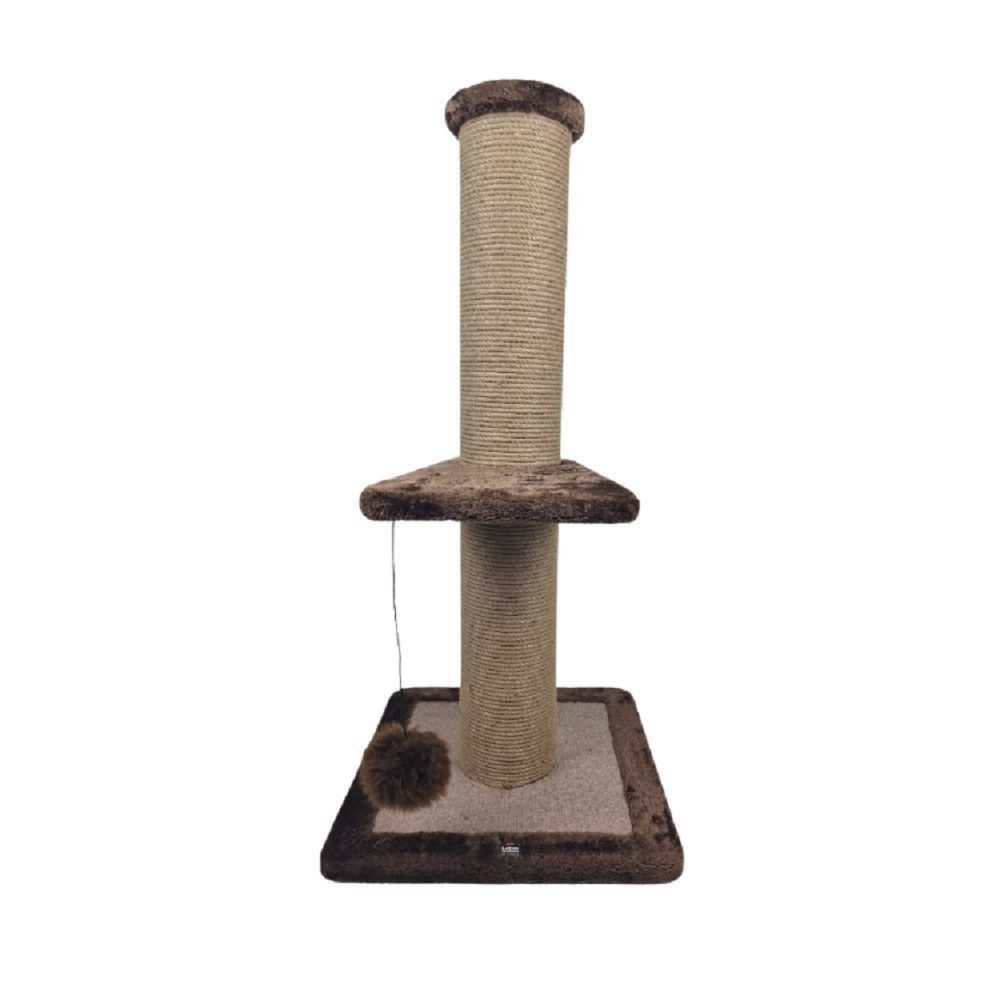 M-Diamant Kratzbaum Kratzbaum Luxuriöses Katzenkratzbrett 106cm für Katzen S-XL, Ruhebereich, robuste Kratzfläche, hochwertige Materialien