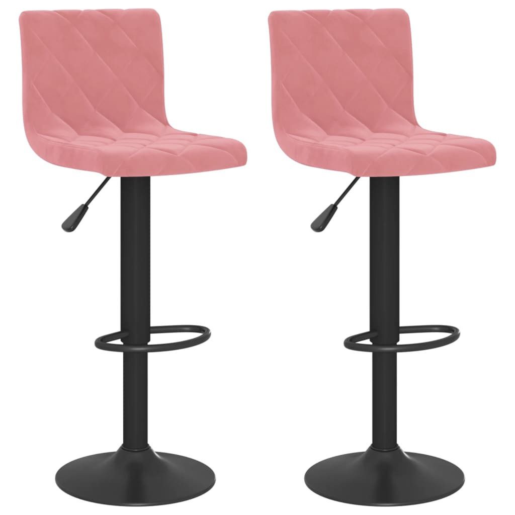 vidaXL Barhocker Barhocker 2 Stk. Rosa günstig online kaufen