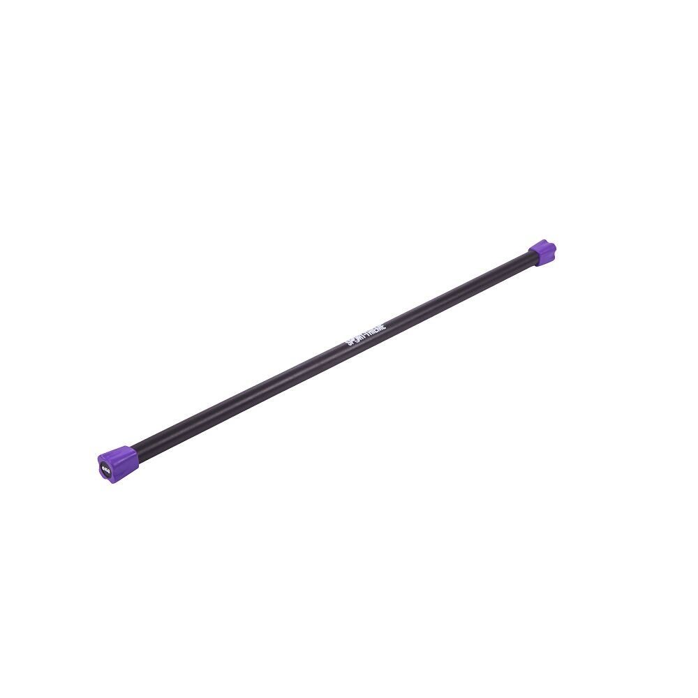 Sport-Thieme Zusatzgewichte farblich Weighted 6 Steel gekennzeichnet Gewichtsklassen kg, Lila Bar, Gewichtsstab