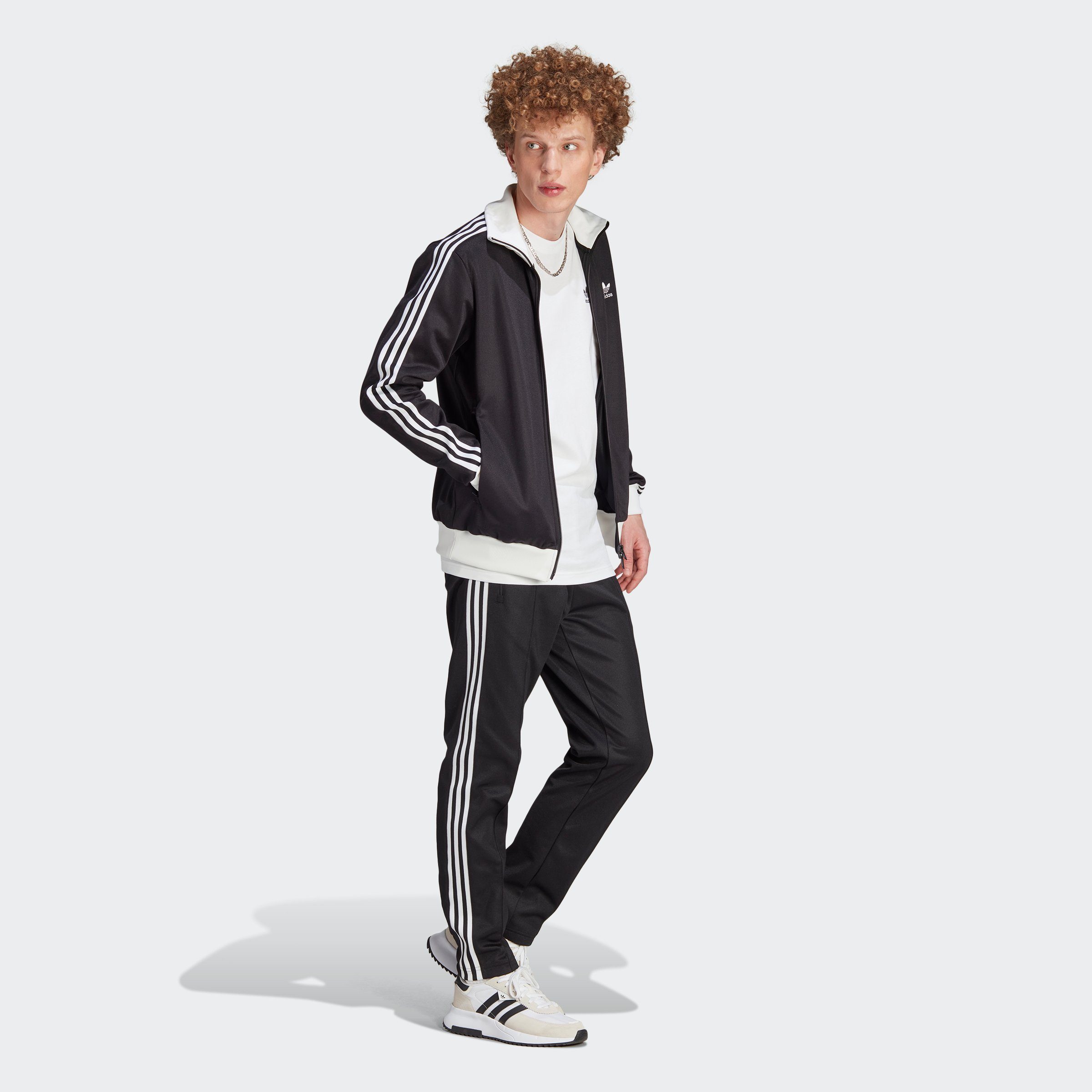 adidas ADICOLOR CLASSICS / Black White Originals BECKENBAUER Trainingsjacke ORIGINALS