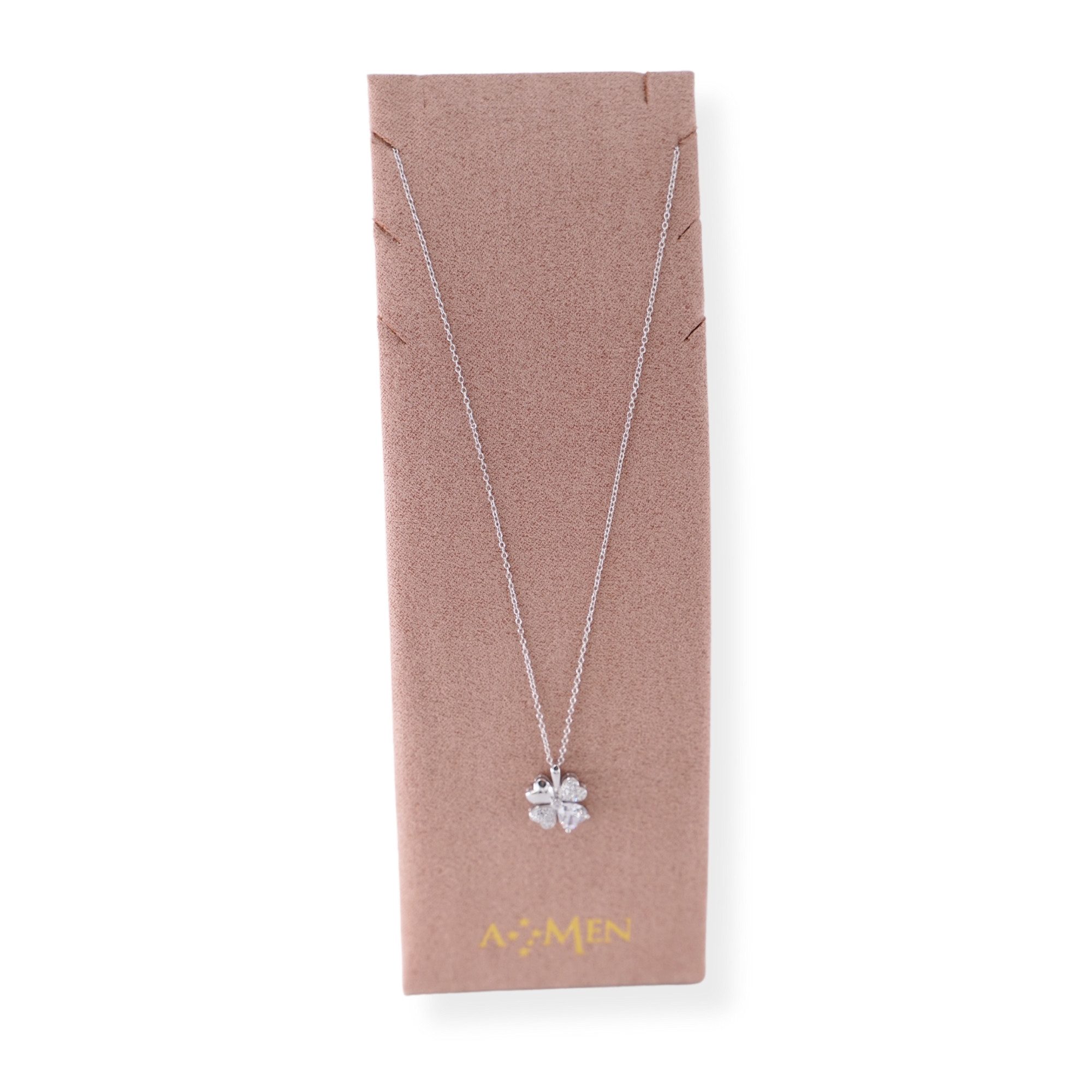 Amen Kette mit Anhänger Kette Sterlingsilber Glücksbringer Damen