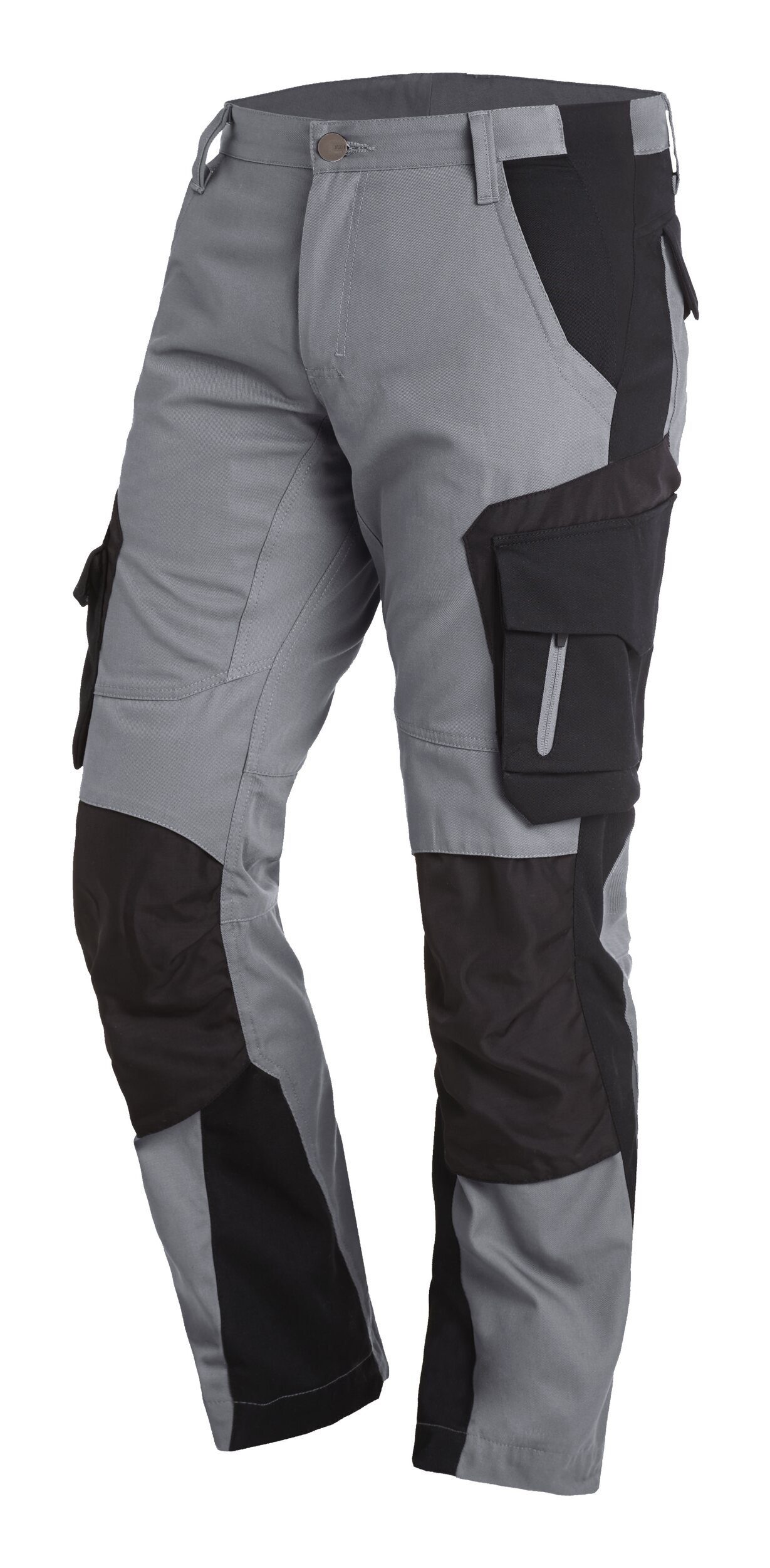 FHB Arbeitshose Florian grau/schwarz
