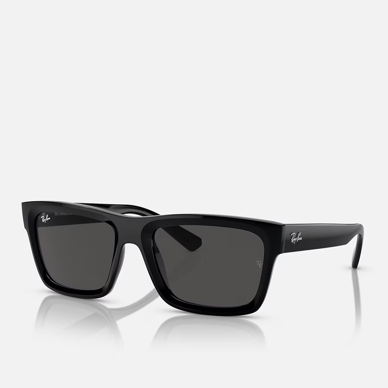 Ray-Ban Sonnenbrille Ray-Ban Warren Bio Based RB4396 667787 57 Black Dark Grey