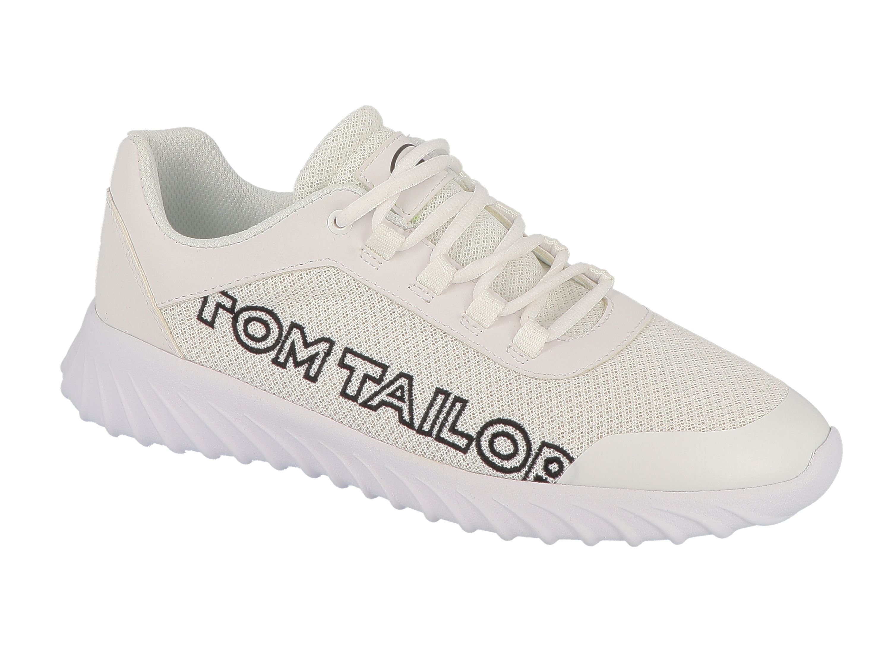 TOM TAILOR Tom weiß für Herren Schnürhalbschuhe Sneaker Tailor