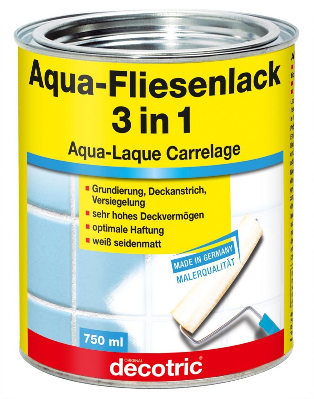 decotric® Lack Decotric 750 ml Aqua-Fliesenlack 1 3 in