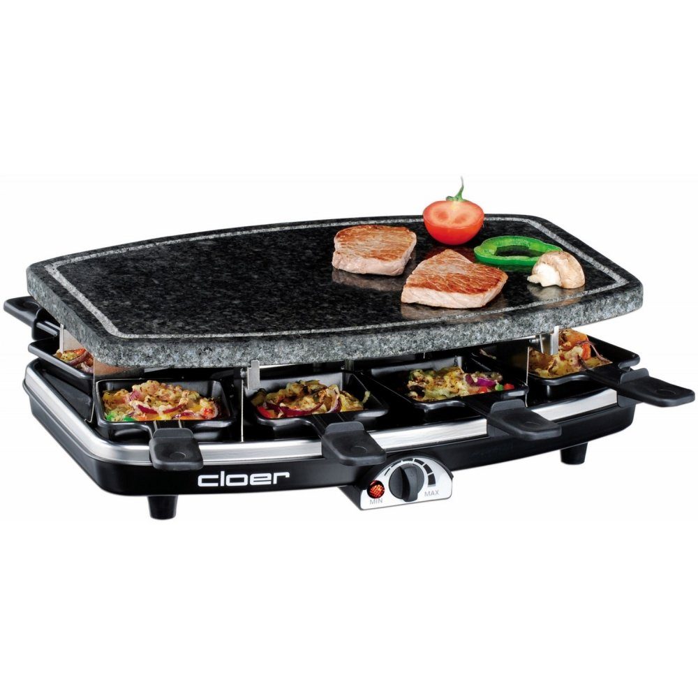 Cloer Fritteuse 6430 Raclette schwarz, 1100,00 W