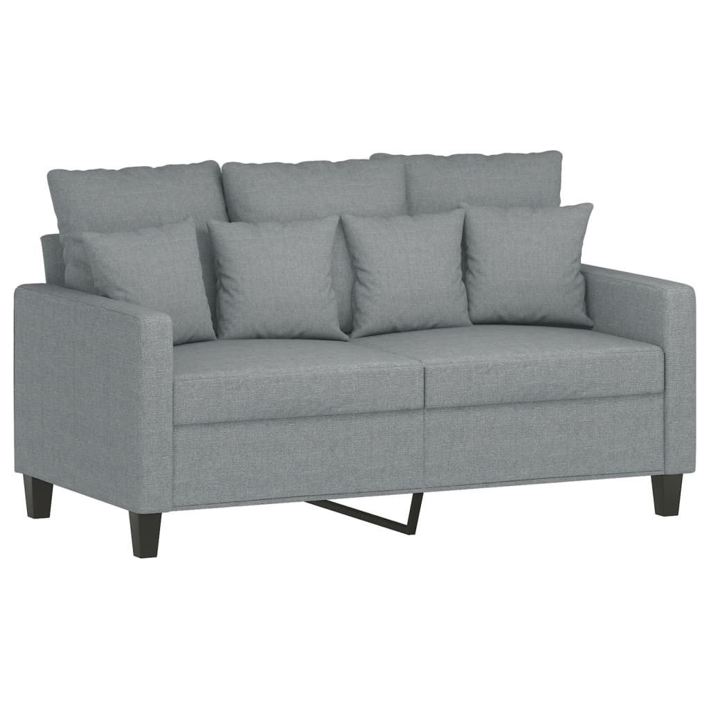 vidaXL Sofa 2-tlg. Sofagarnitur mit Kissen günstig online kaufen