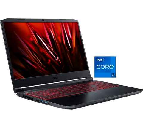 Acer Nitro 5 AN515-57-79J2 Gaming-Notebook (39,62 cm/15,6 Zoll, Intel Core i7 11800H, GeForce RTX™ 3050 Ti, 512 GB SSD)