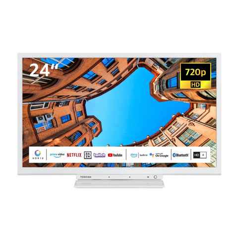 Toshiba 24WK3C64DAW LCD-LED Fernseher (60 cm/24 Zoll, HD-ready, Smart TV, HDR, Triple-Tuner, Alexa Built-In, 6 Monate HD+ inklusive)