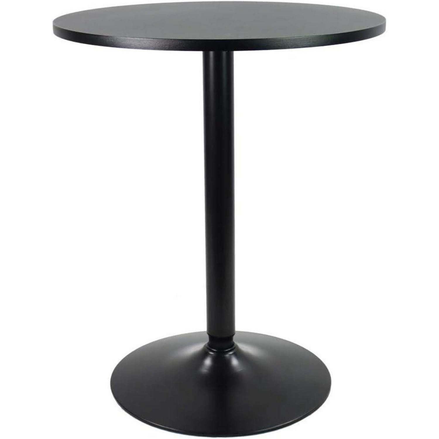 LuxusKollektion Bistrotisch Runder Bartisch Schwarz Höhe 73cm Stehtisch Ø60cm - Stabil