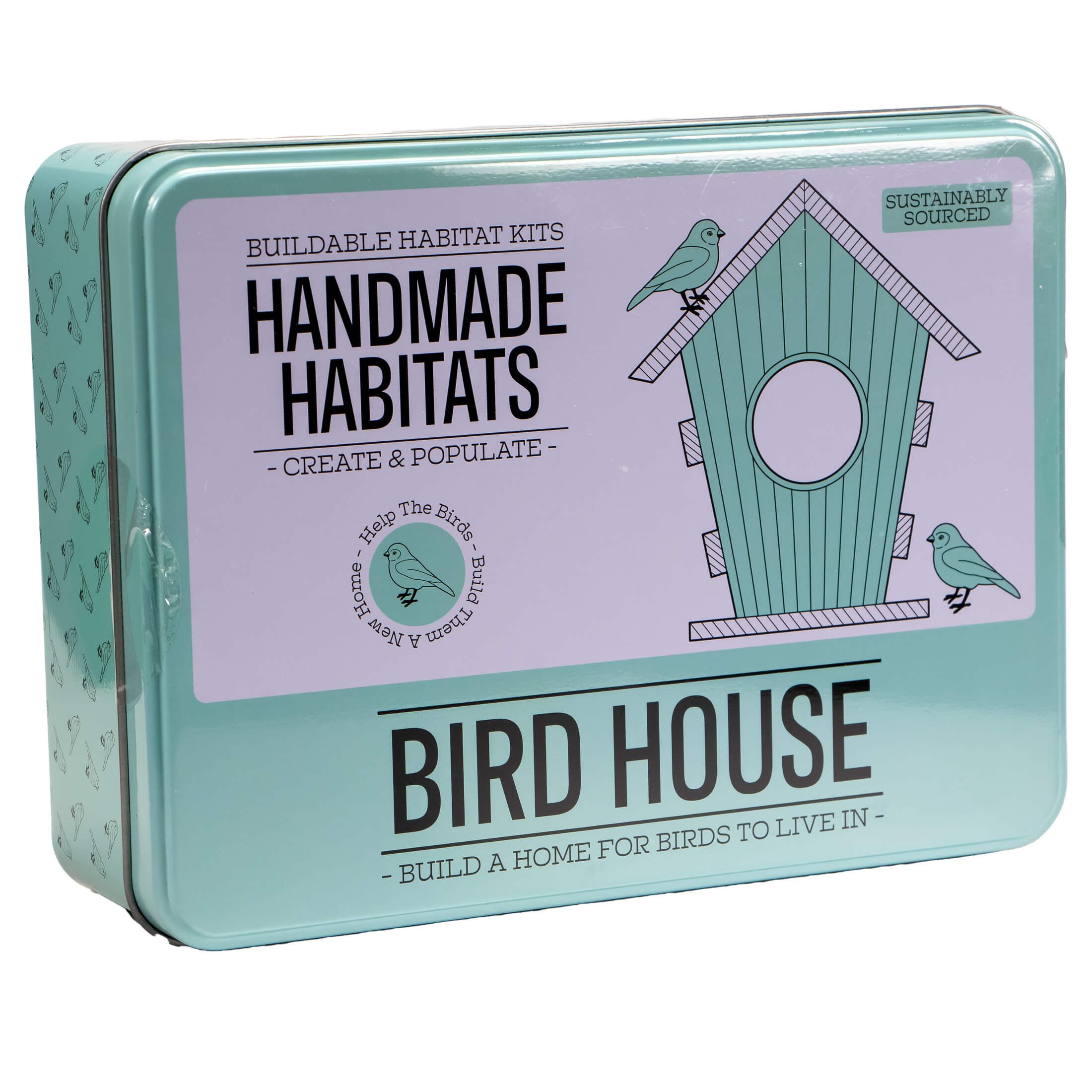 GIFT REPUBLIC Vogelhaus DIY Bausatz Vogelhaus Nistkasten Kinder Baukasten Bastelset, Kinder Bastelset