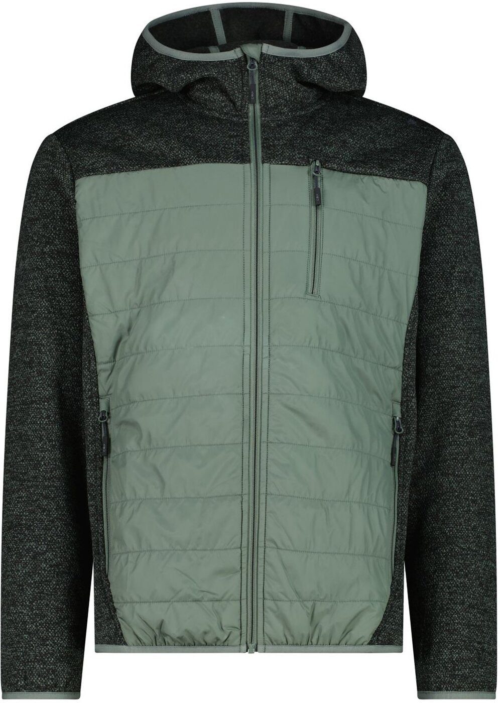 CMP Longsleeve MAN JACKET HYBRID FIX HOOD MUSK MEL.