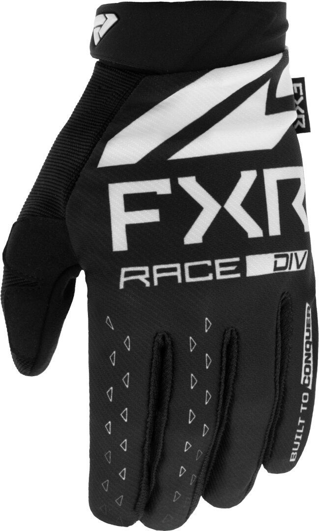 FXR Motorradhandschuhe Reflex 2023 Motocross Handschuhe Black/White
