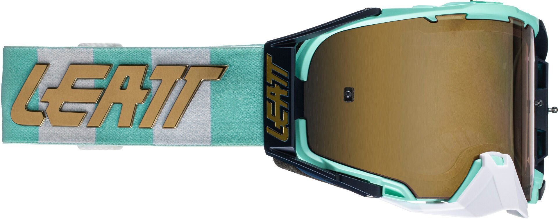 Velocity 6.5 Guard Iriz Motocross Brille Turquoise Sonnenbrille Leatt