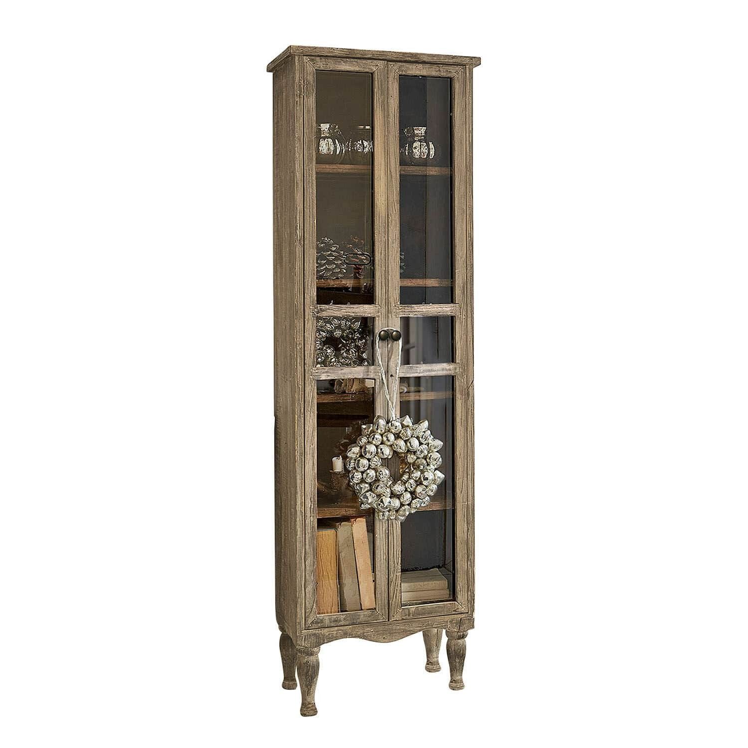 Mirabeau Vitrine Schrank Covent Garden braun günstig online kaufen