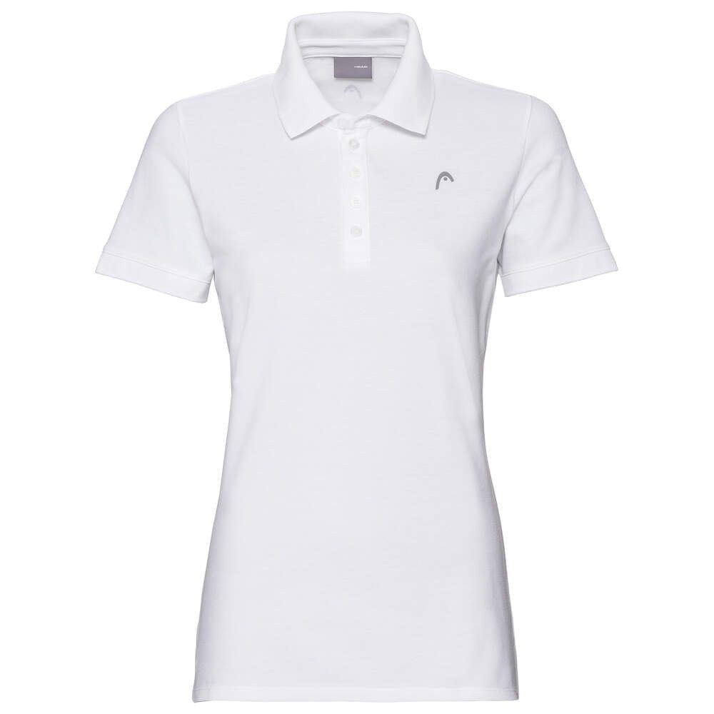 Head Poloshirt (100% Baumwolle) weiss Damen