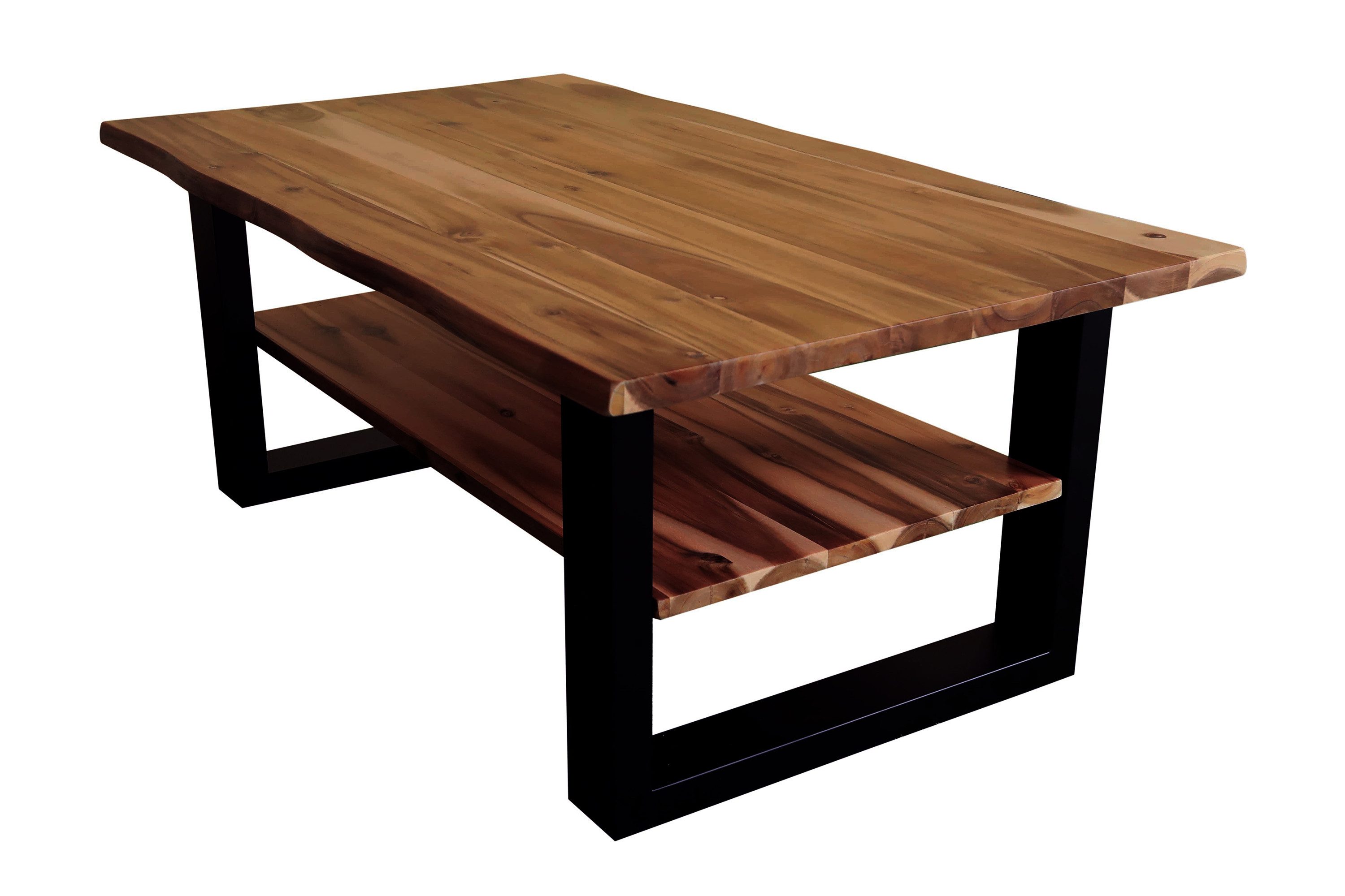 Loreno® Couchtisch Patrick, Baumkante, Akazie massiv, günstig online kaufen