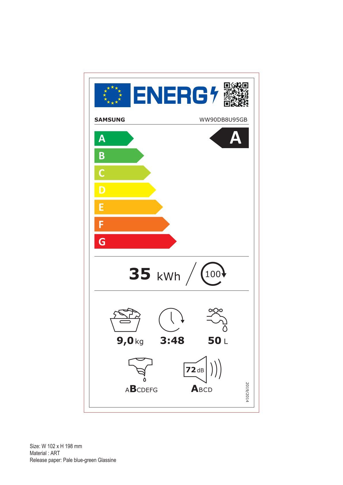 Energieeffizienzklasse: 