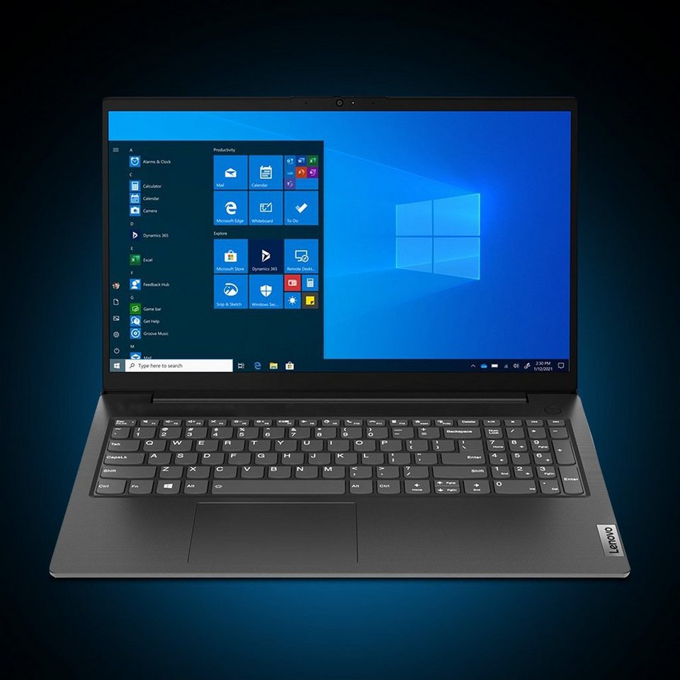 Lenovo V15 G2 IJL Business-Notebook (39,60 cm/15.6 Zoll, Intel Celeron  N4500, 128 GB SSD), Betriebssystem: Windows 10 Pro 64Bit