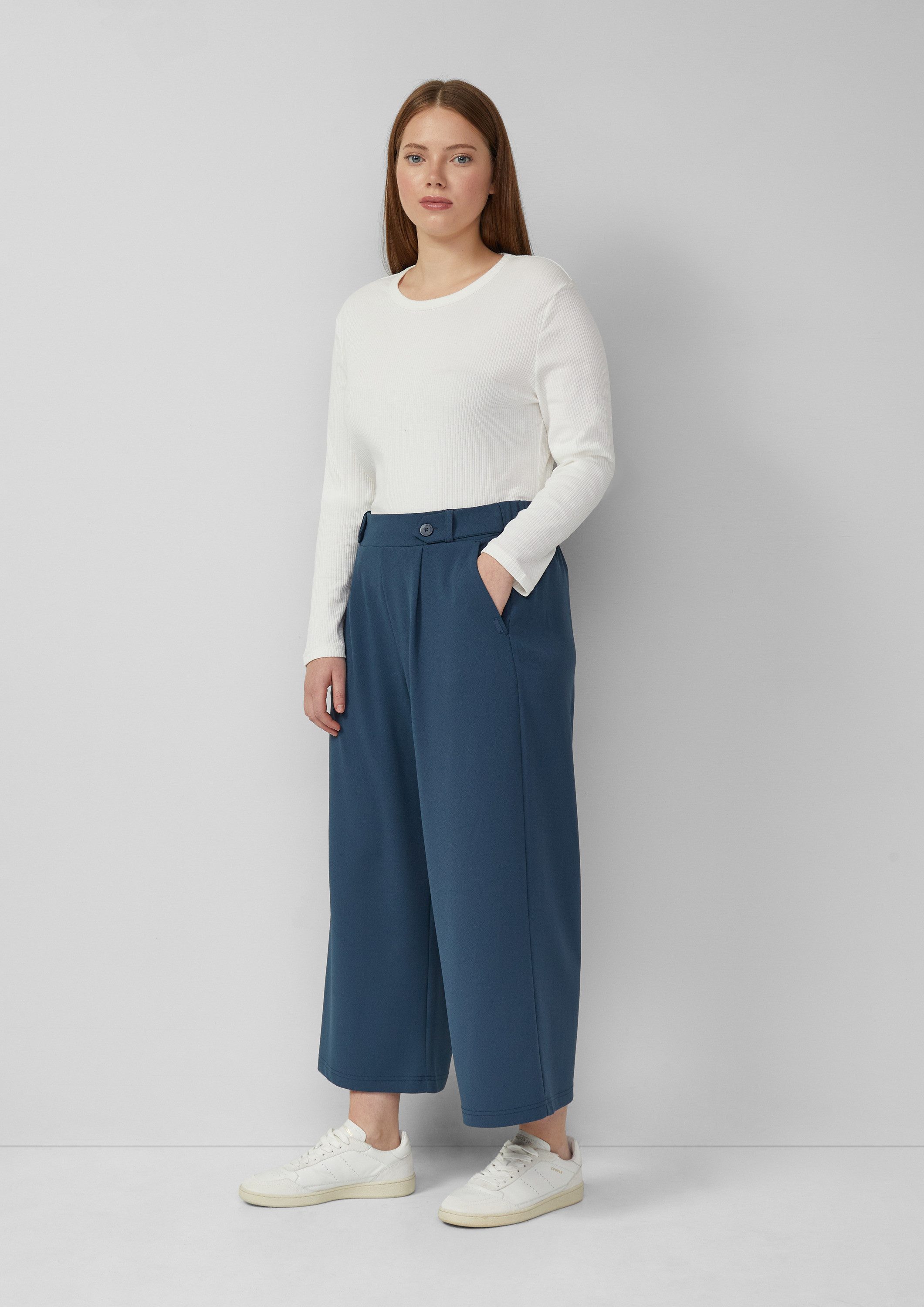 QS 7/8-Hose Hose Culotte aus Interlockjersey günstig online kaufen