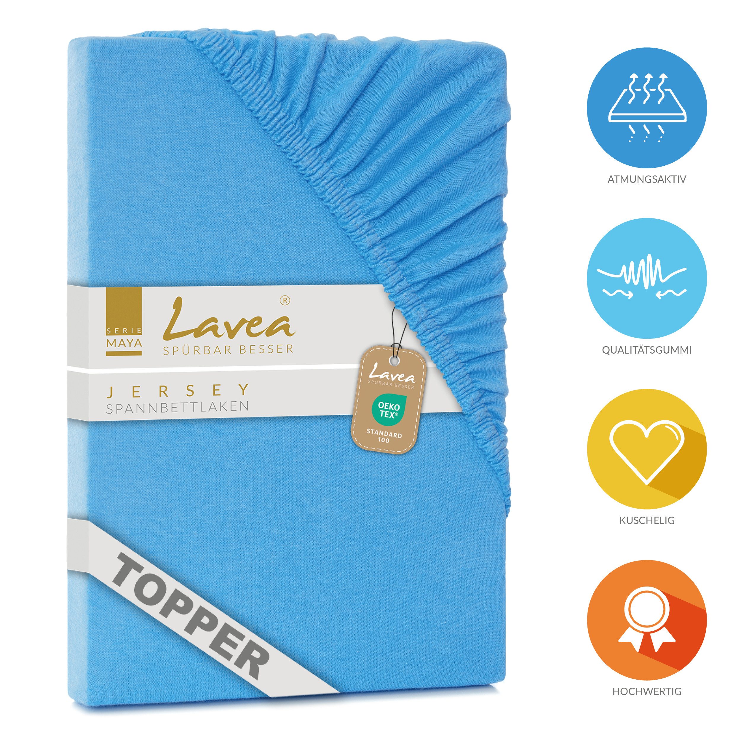 Lavea Spannbettlaken Maya, in Gr. 60x140, günstig online kaufen