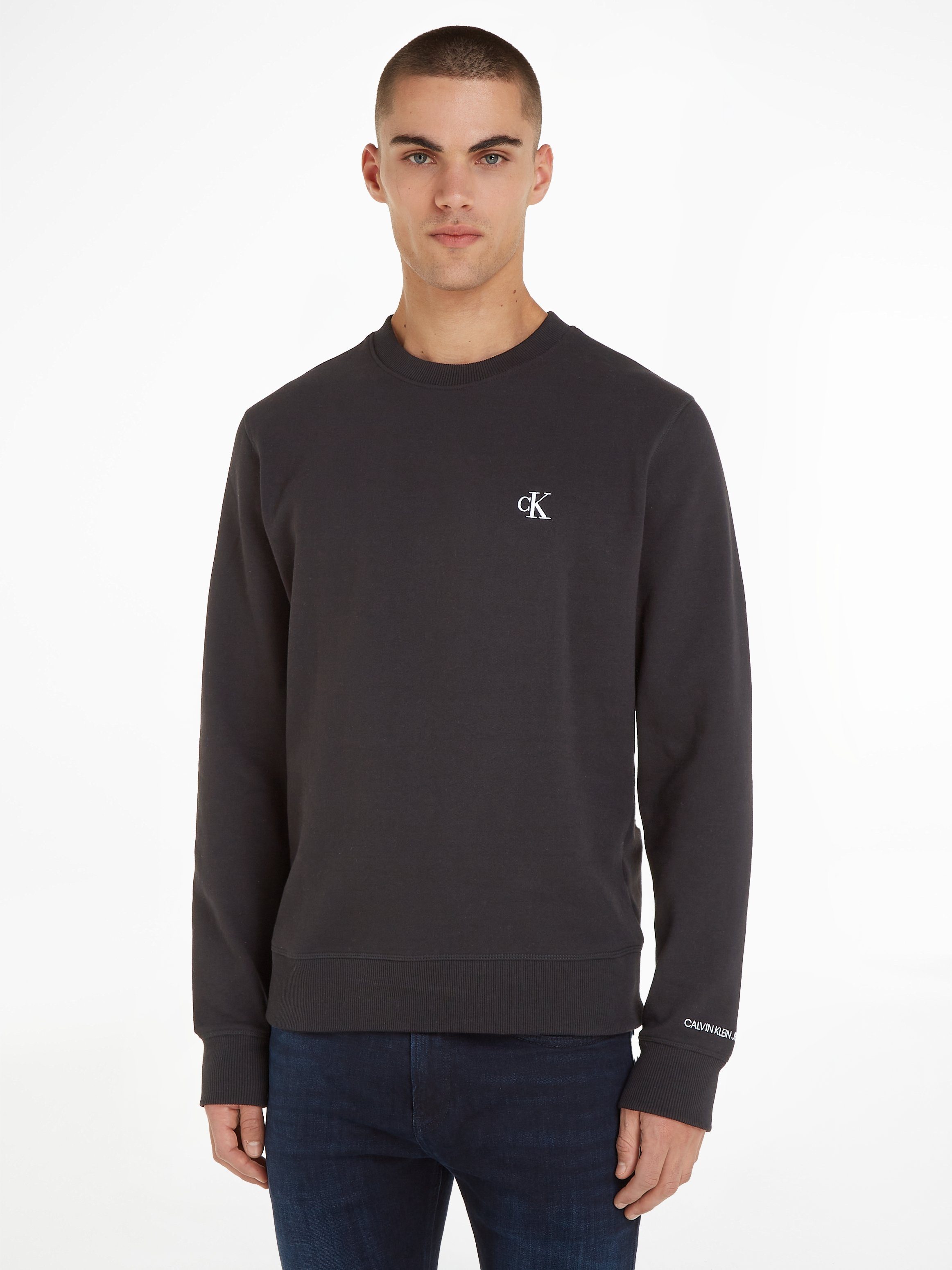 CN Black Calvin Klein REG Sweatshirt ESSENTIAL CK CK Jeans