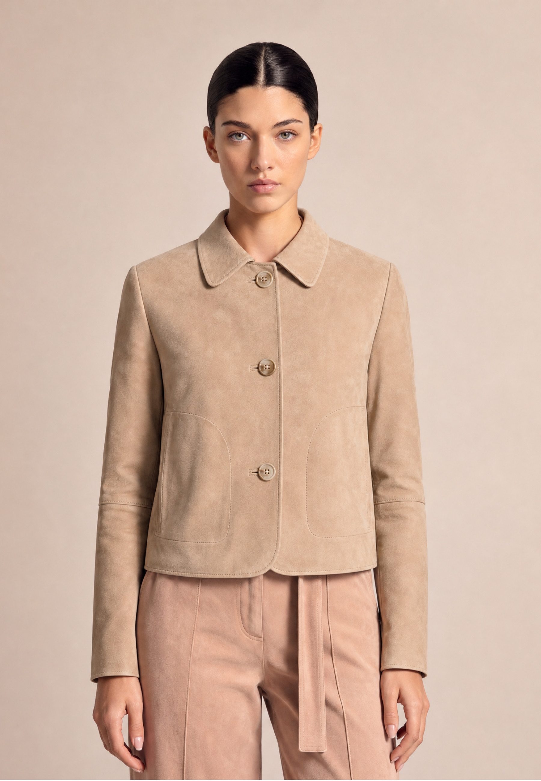 RICANO Lederjacke Jeena Hochwertiges Lamm Nappa Leder