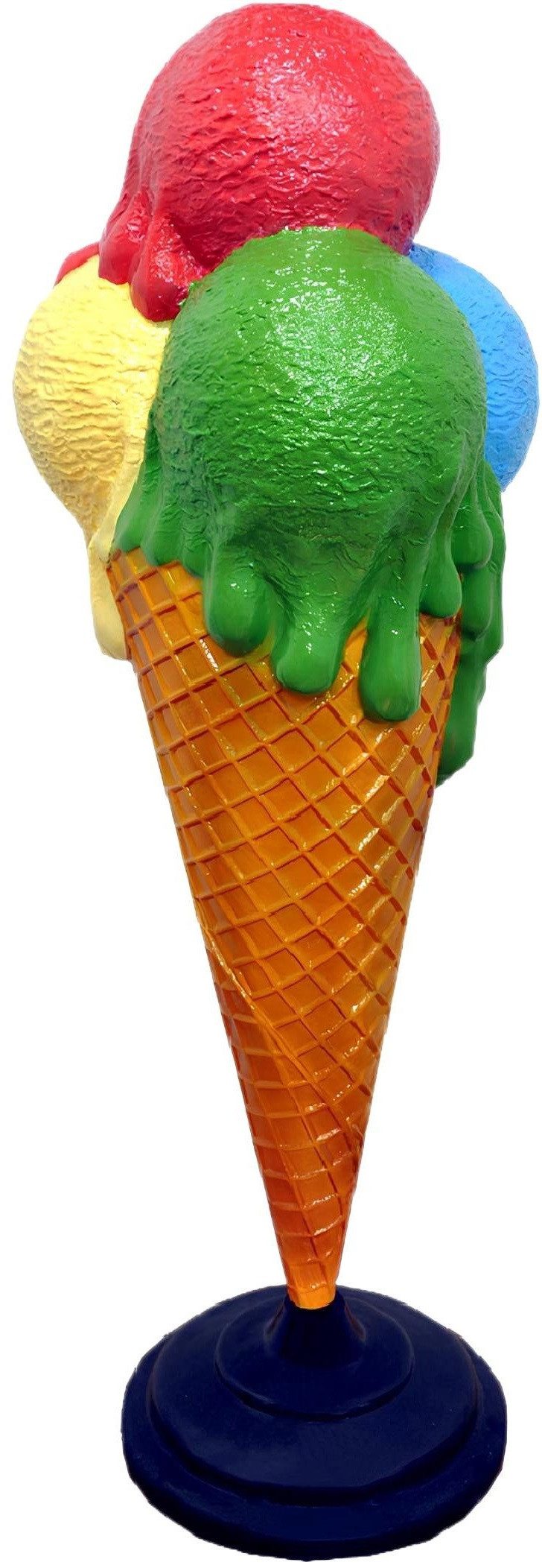 Xlmoebel Dekoobjekt Eisdielen-Figur aus hochwertigem Material, detailreiche Gestaltung (ICE -klein Material: Kunststoff 160 cm Höhe XXL), Hergestellt in Europa