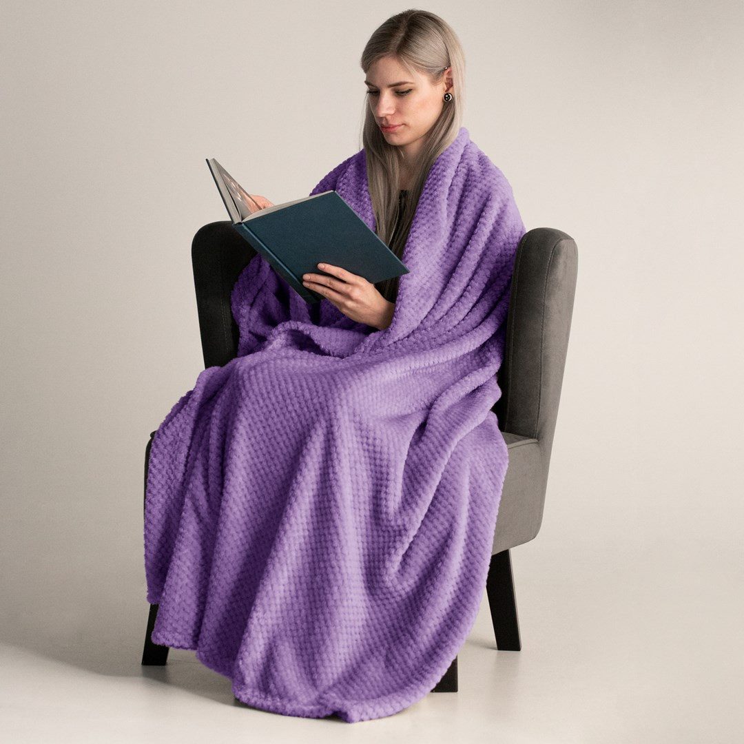 texpot Tagesdecke Kuscheldecke Fleece kuschelig weich günstig online kaufen