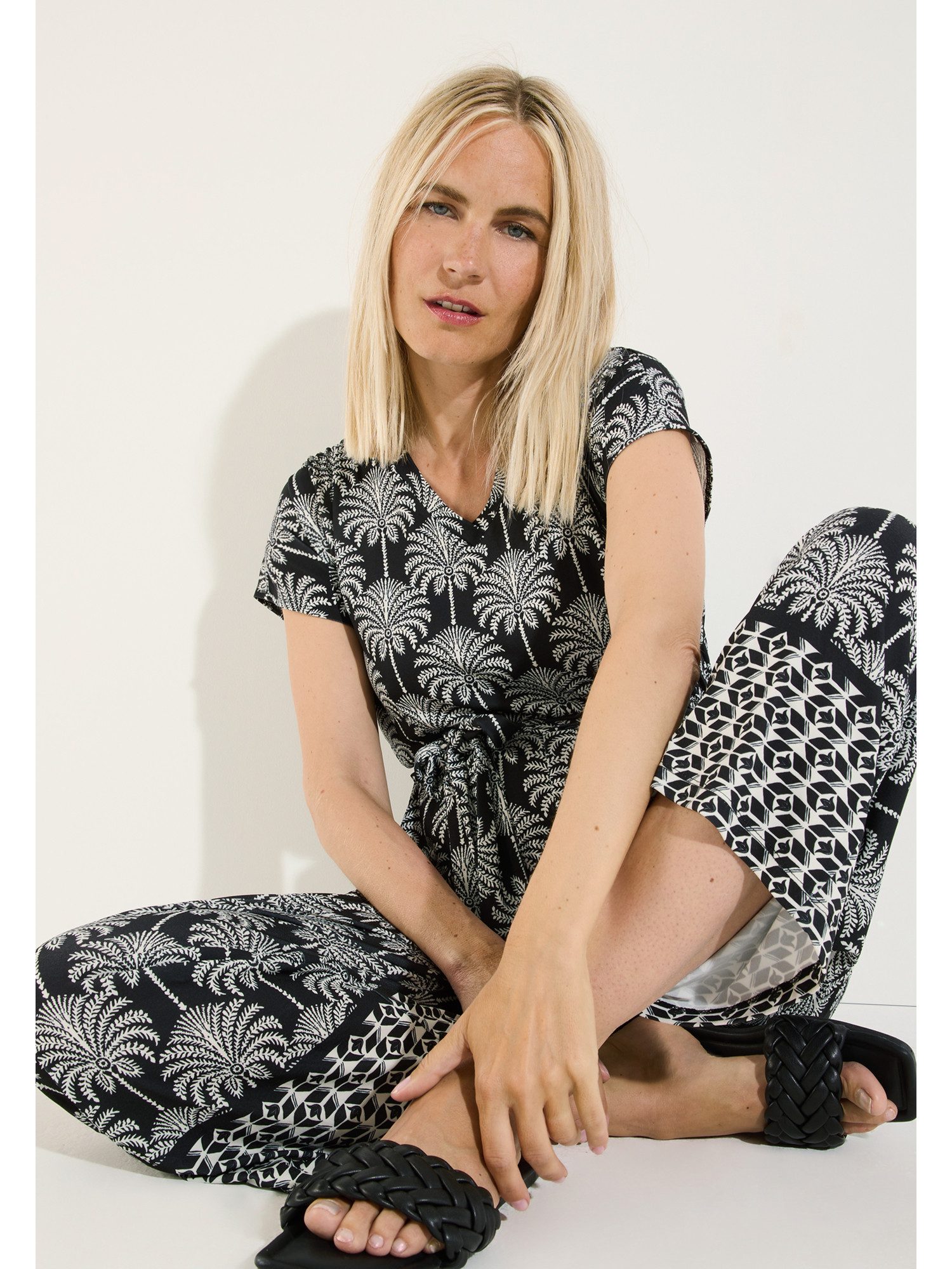 Jumpsuit unkomplizierter Jumpsuit, Print