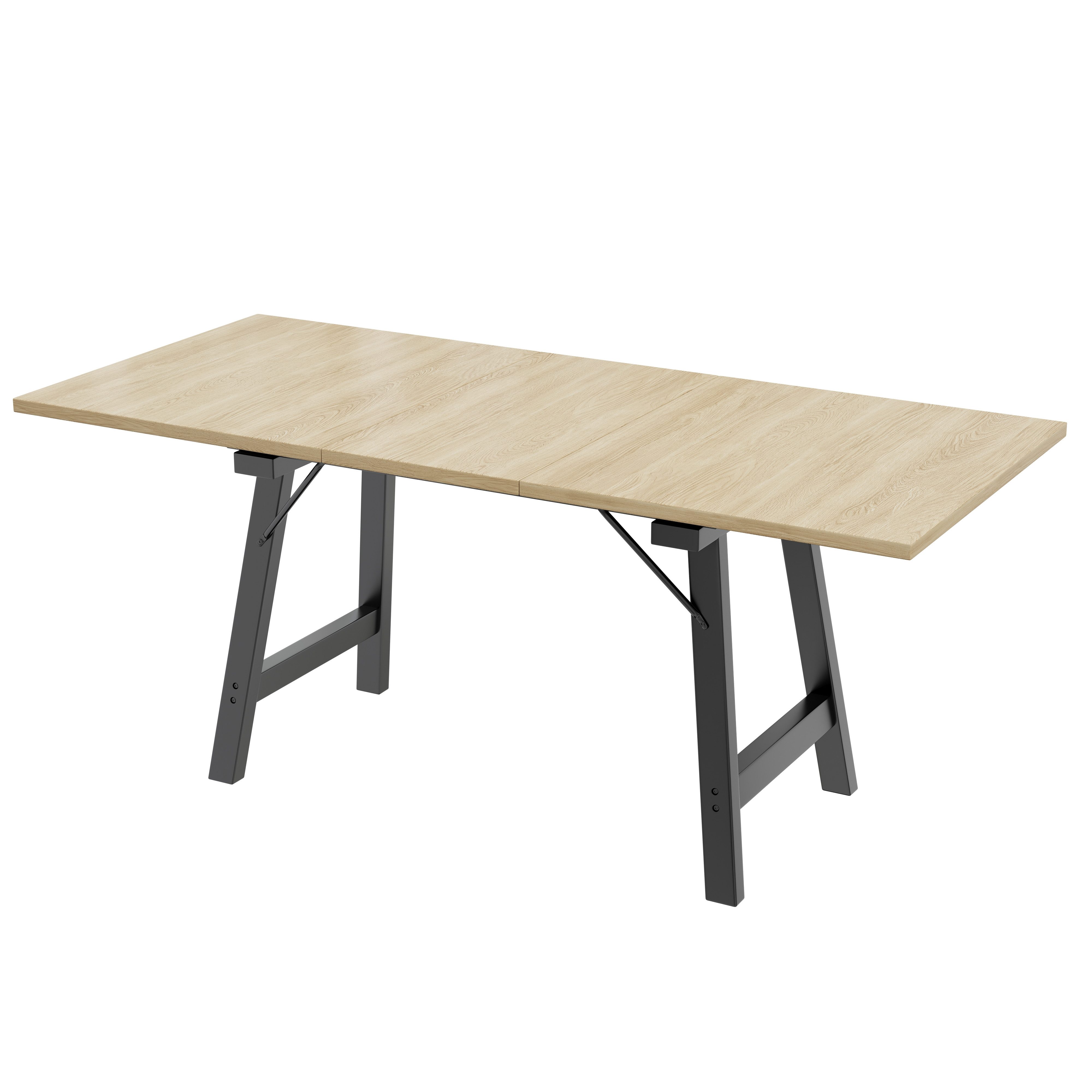 HAUSS SPOLE Esstisch Teleskop-Esstisch 140/180x80cm, moderner, günstig online kaufen