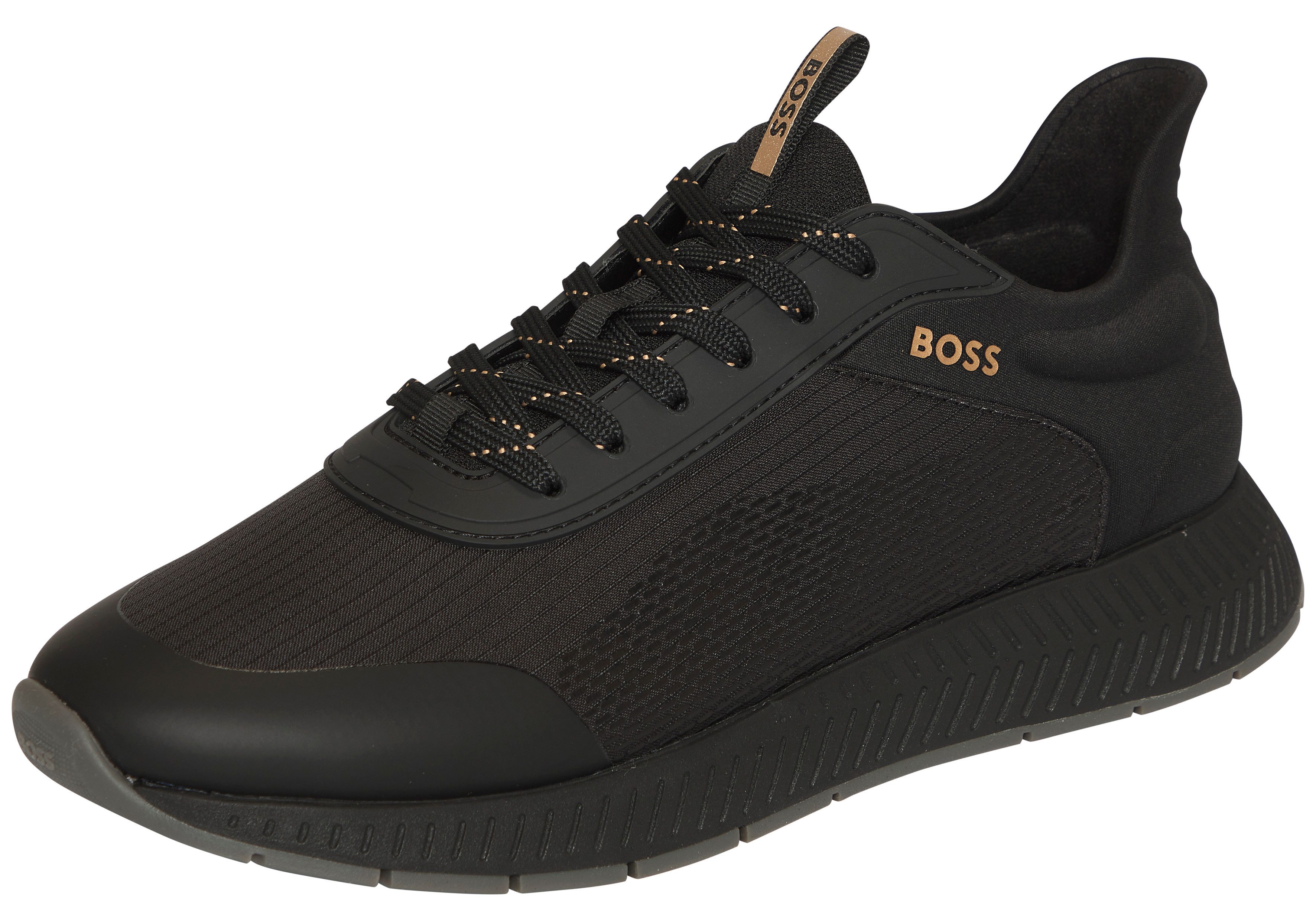 BOSS Titanium Sneaker Freizeitschuh, Halbschuh mit BOSS-Label