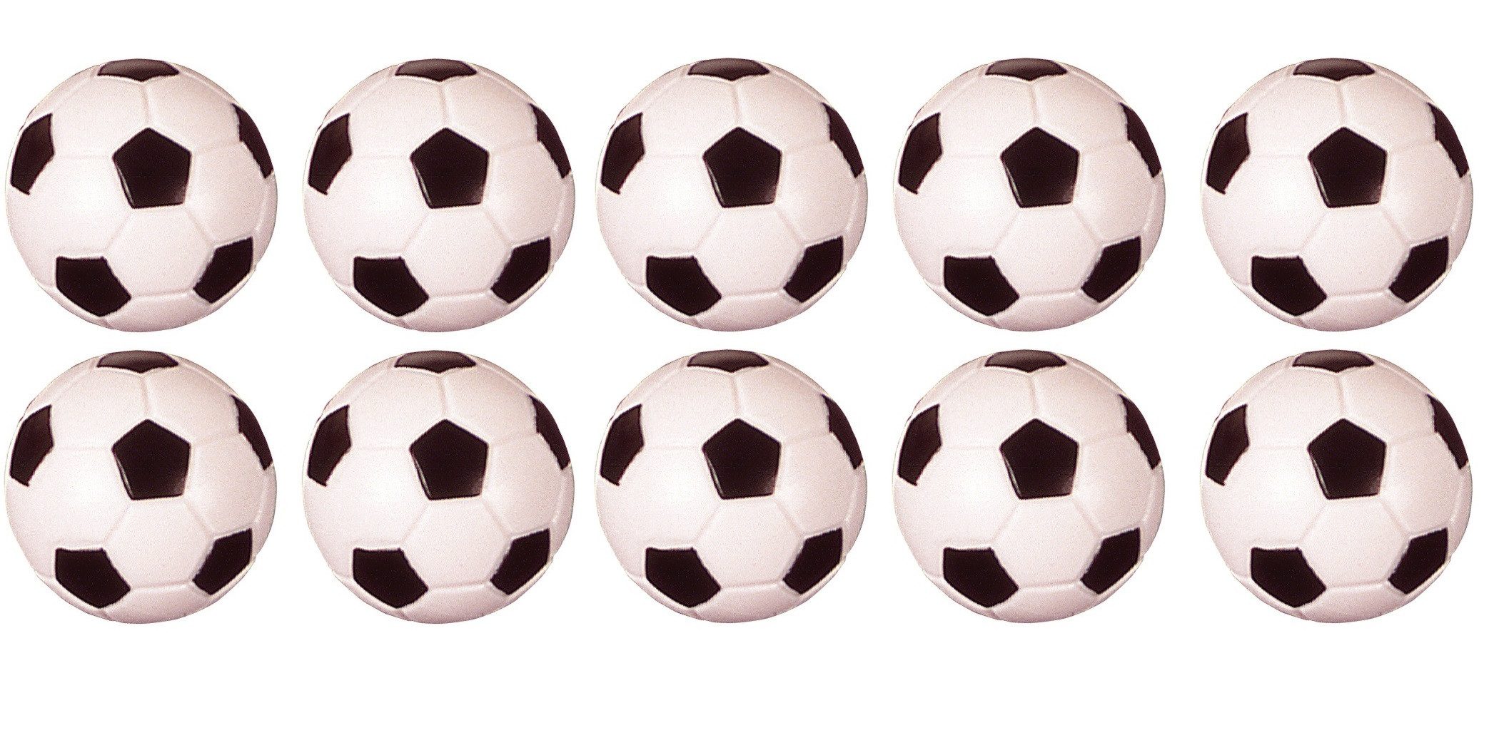 Charlsten Kickertisch SET 10x Kickerball Kicker Ball, 32 mm - 17 g - hart / griffig