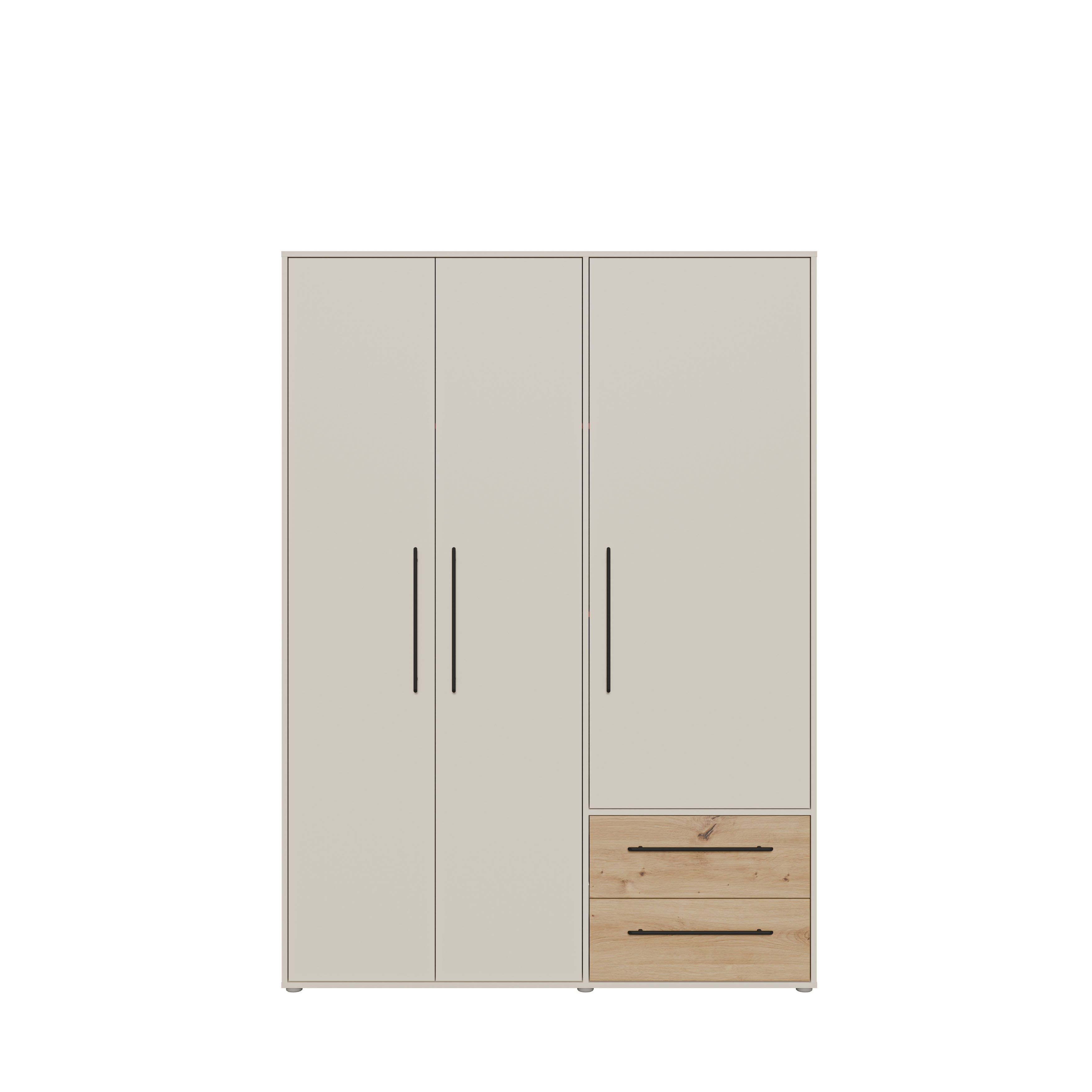 FORTE Drehtürenschrank Kleiderschrank MOKKARIS