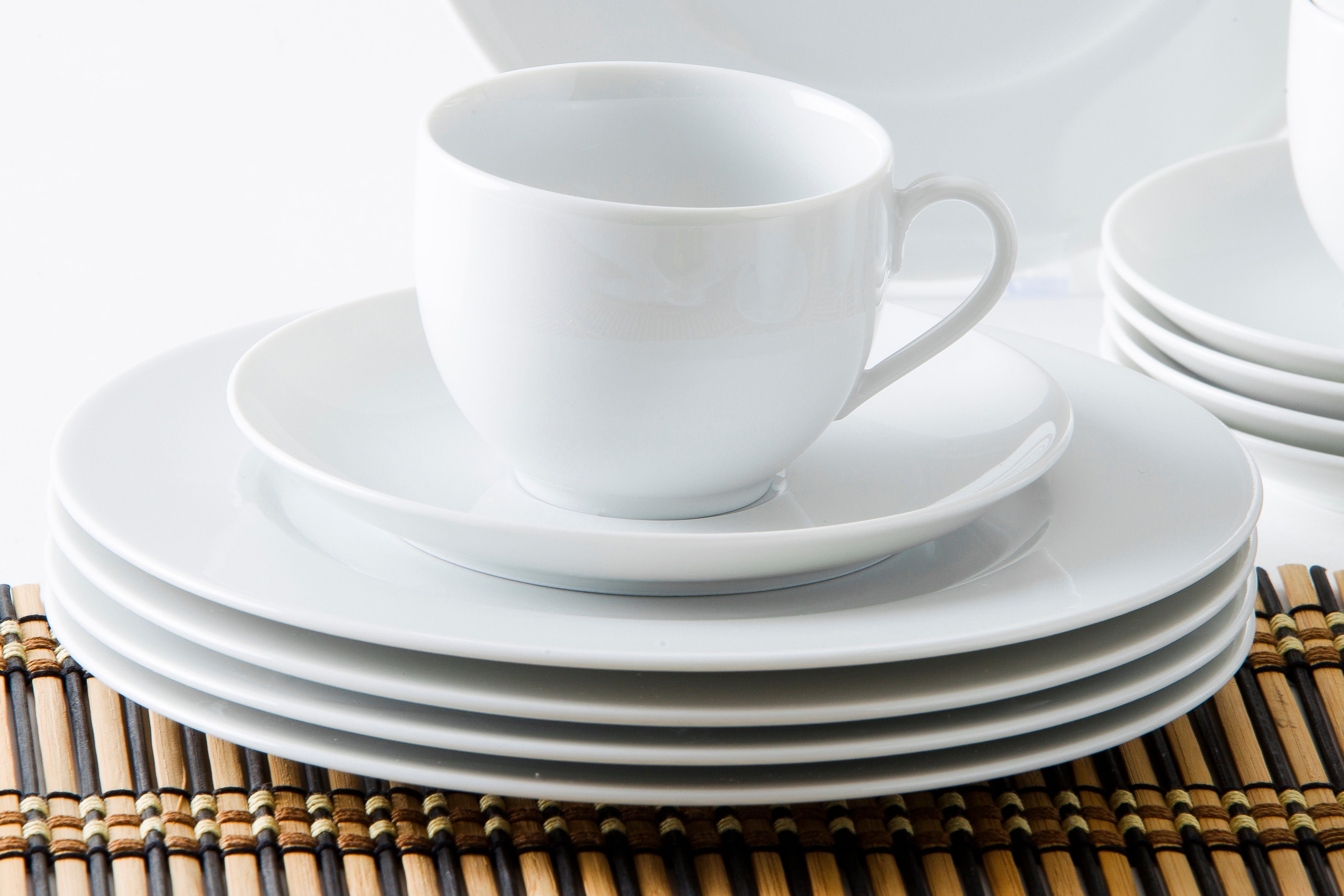 KAHLA Kaffeeservice Aronda 18 tlg. (18-tlg), 6 Personen, Porzellan, Made in Germany