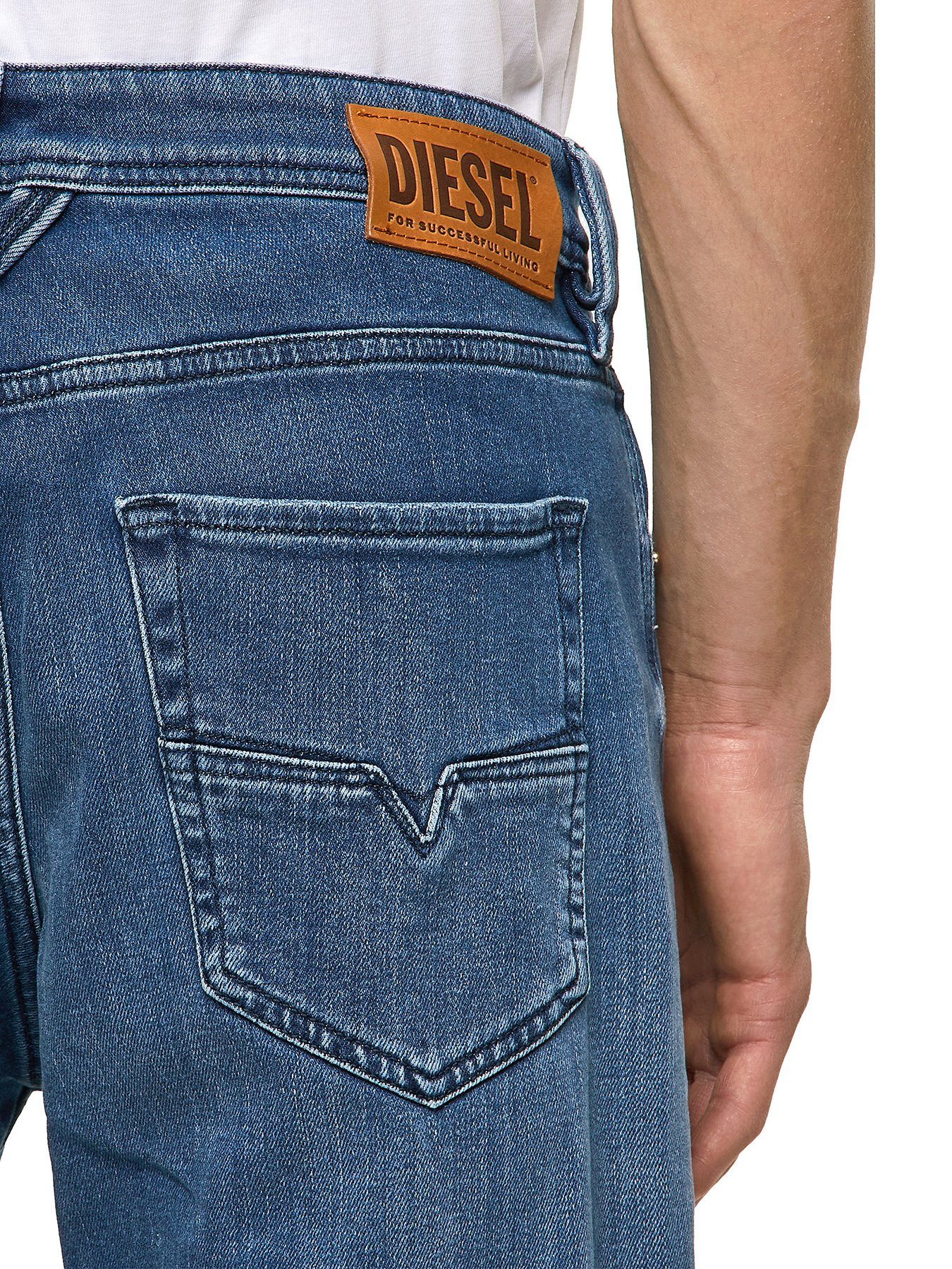 Diesel 0097X Supersoft Tapered-fit-Jeans - Stretch Larkee-Beex - - Regular