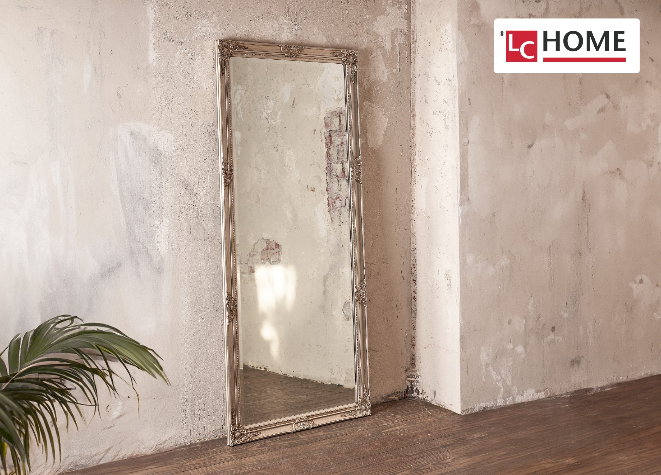 LC Home Spiegel Wandspiegel Barock Spiegel Antik-Stil Ganzkörperspiegel, An günstig online kaufen