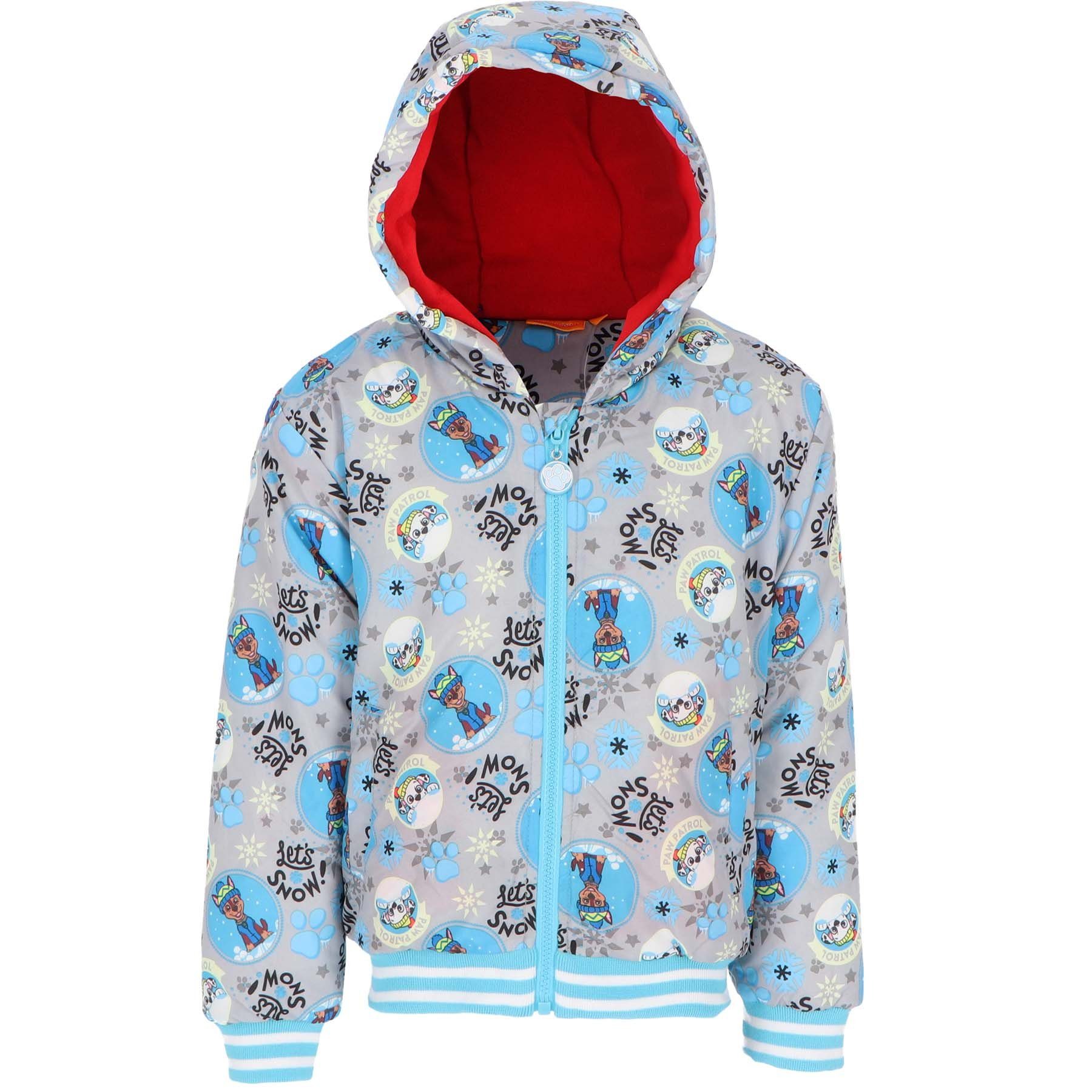 PAW PATROL Winterjacke Paw Patrol Chase Marshall Kinder Jungen Jacke Gr. 98 bis 116