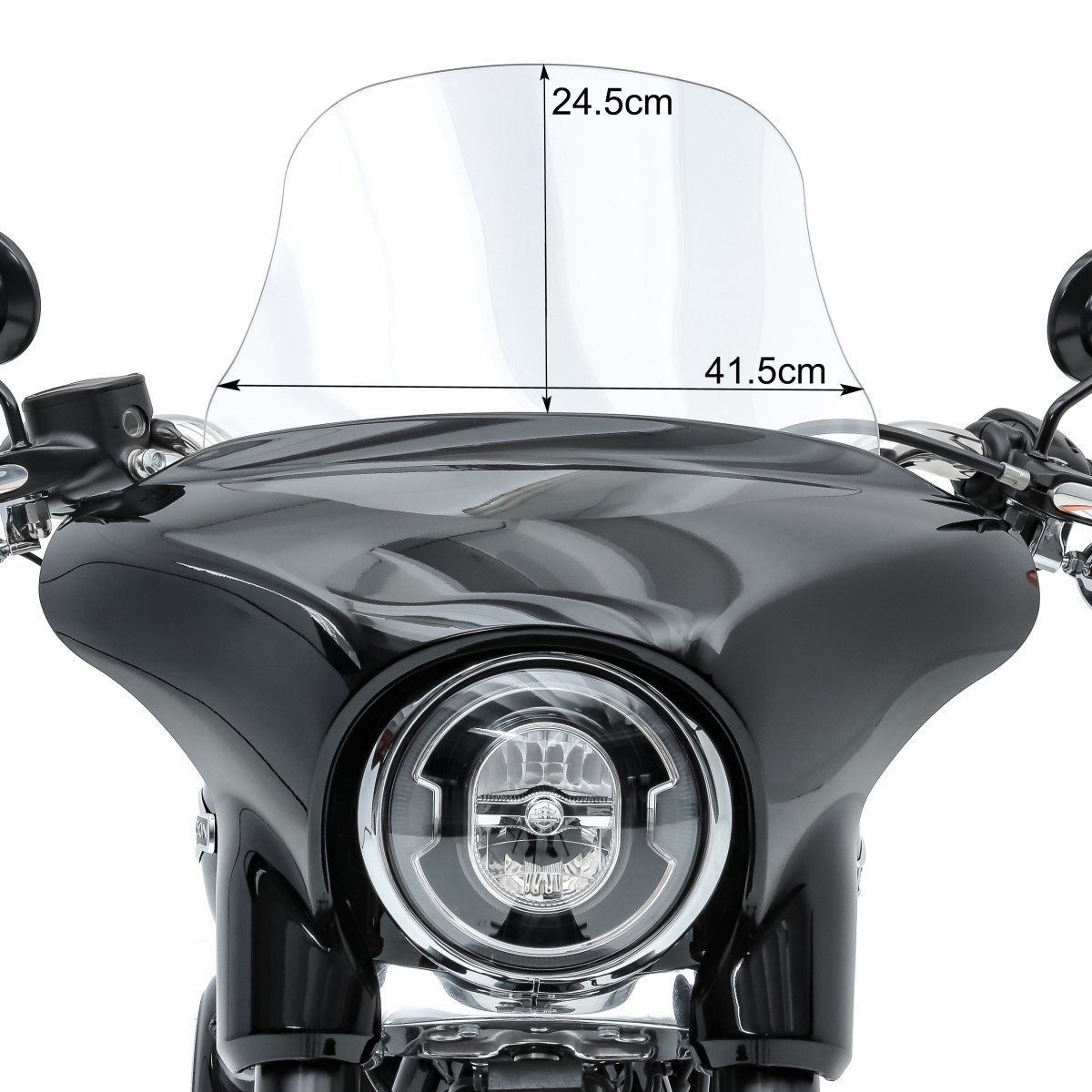 Craftride Motorradhelm-Visier Set Motorrad Windschutz L, Koffer Innentasche für Harley Davidson Spor