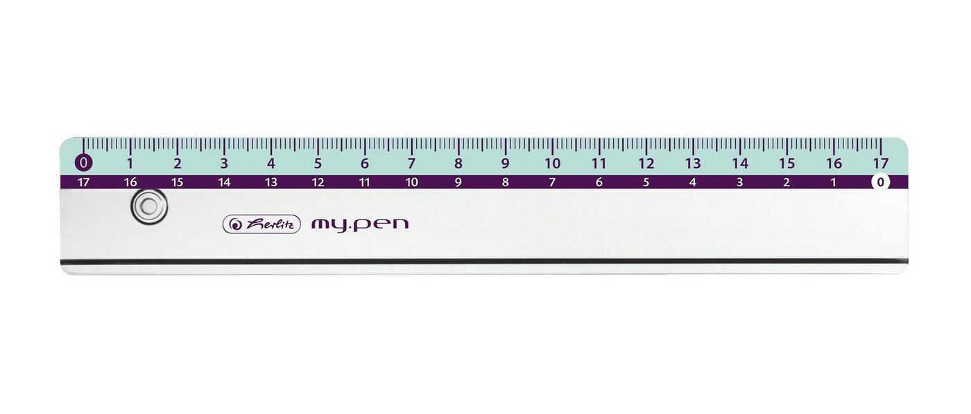 Thumbnail - Herlitz Lineal Herlitz Lineal "my.pen" / 17cm / Farbe: türkis