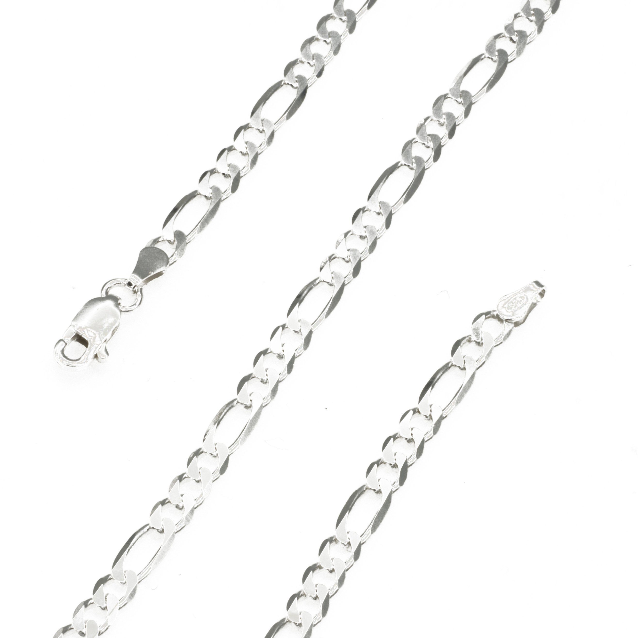 Bella Carina Silberkette Figaro Kette in günstig online kaufen