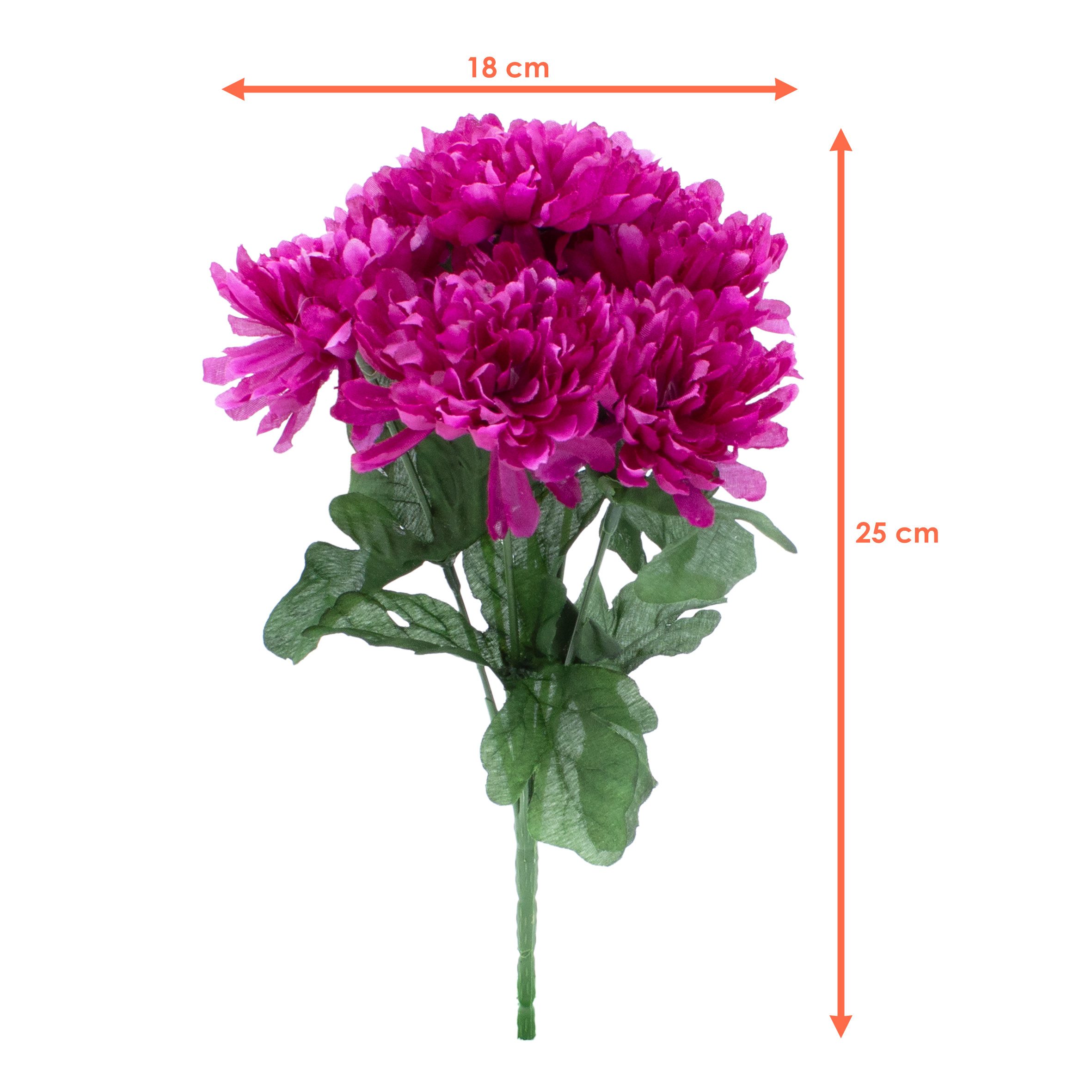 Kunstblumenstrauß Chrysanthemen Strauß künstlich 2er Set günstig online kaufen