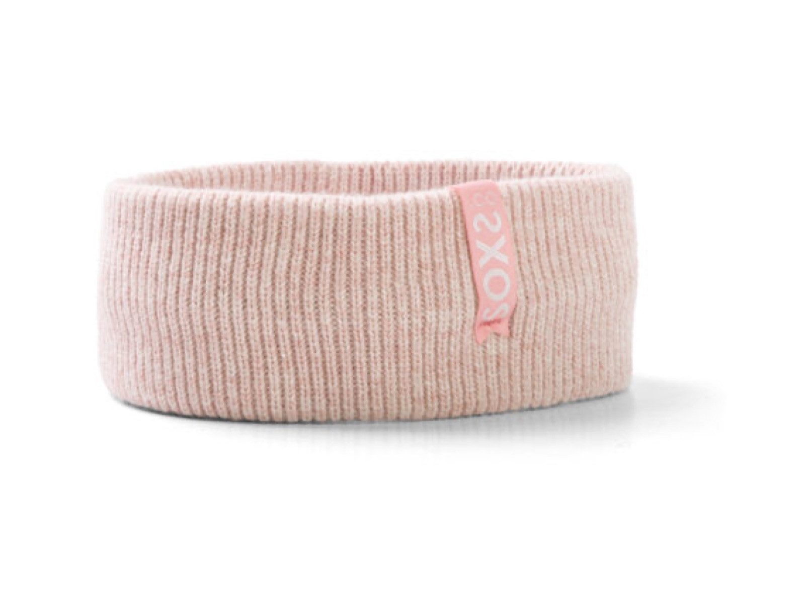 LK Trend & Style Stirnband von Soxs.Co Gestricktes Stirnband für Kalte Tage, mit Label (kuschelig warmes Headbands, Merinowolle, Kaschmir) hochwertiger Wollmix mit Logo Label