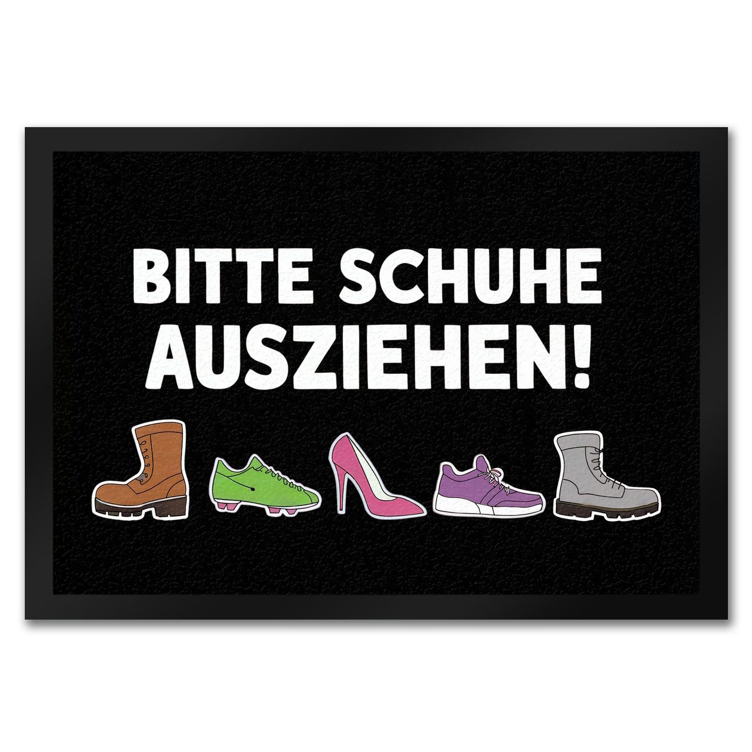 Fußmatte Bitte Schuhe ausziehen Fußmatte in 35x50 cm