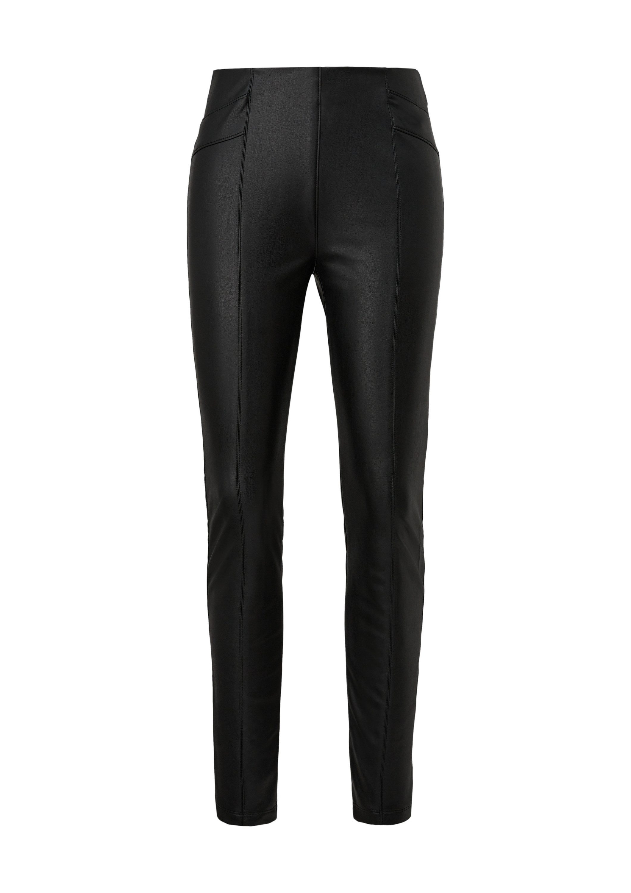 comma Leggings Hose Slim: Hose aus Lederimitat
