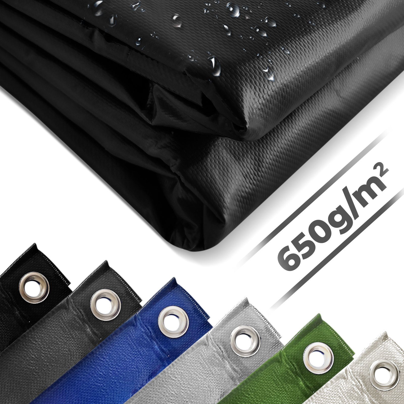 Jago Schutzplane Abdeckplane-650g/m², Wasserdicht & Reißfest, günstig online kaufen