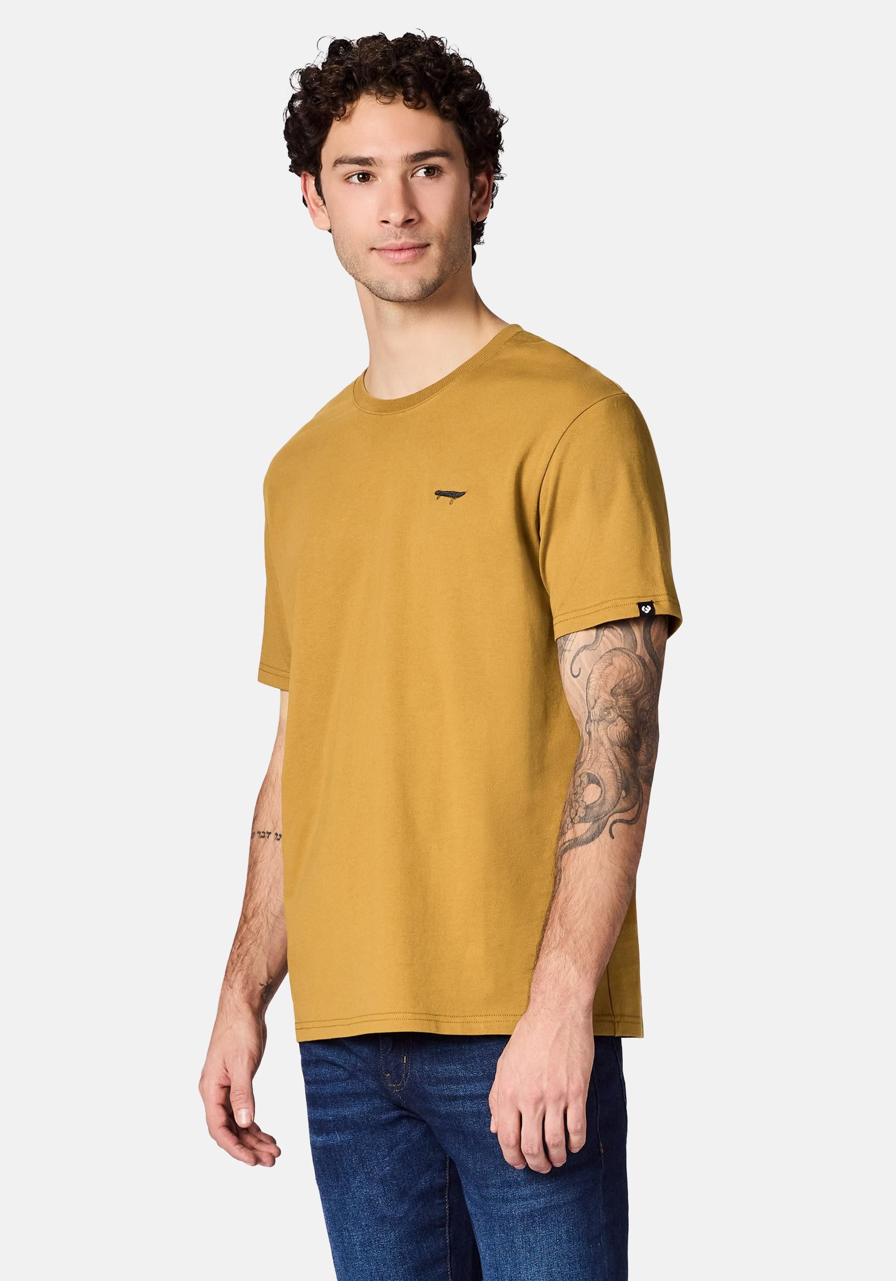 Ragwear T-Shirt Samms I Gots YOUMODO Kurzärmliges Shirt mit Skateboard-Stickerei